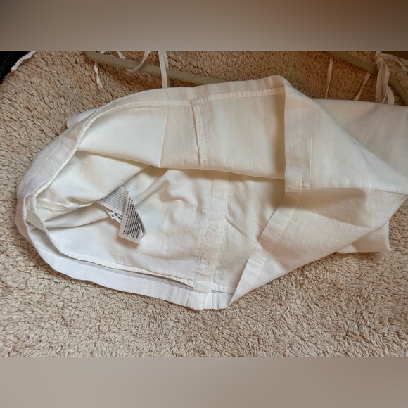 NWT A&F white linen dress XS - Picture 3 of 7